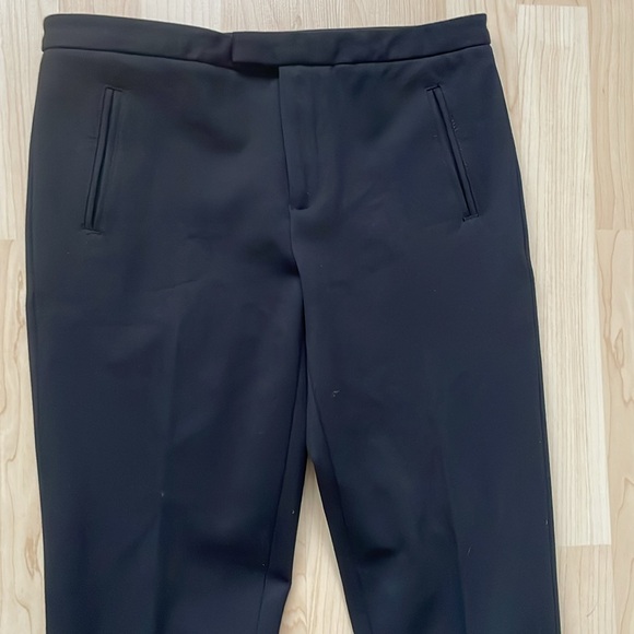 ATM Anthony Thomas Melillo Ponte Slim Pant Straight Leg Stretch Trouser Black, 4 - Picture 9 of 10